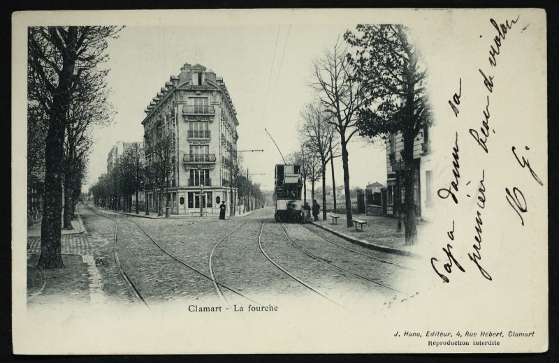 Carte postale ancienne La Fourche à Clamart