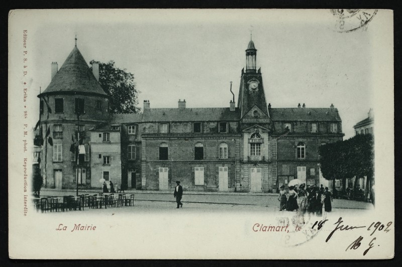 Carte postale ancienne La Mairie à Clamart