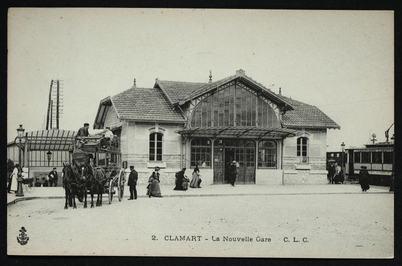 Carte postale ancienne La Nouvelle Gare à Clamart