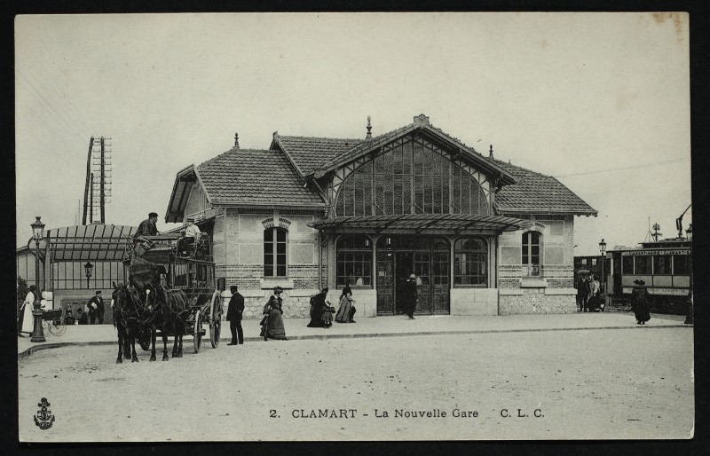 Carte postale ancienne La Nouvelle Gare à Clamart