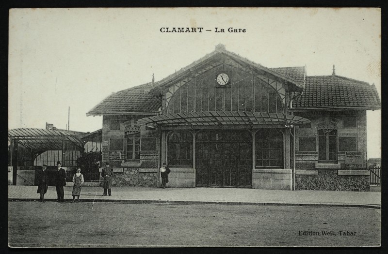 Carte postale ancienne La Gare à Clamart