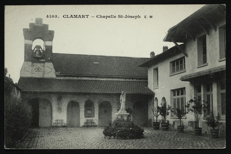 Carte postale ancienne Chapelle St-Joseph à Clamart