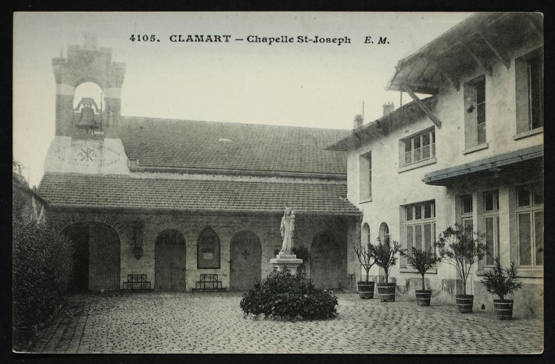 Carte postale ancienne Chapelle St-Joseph à Clamart