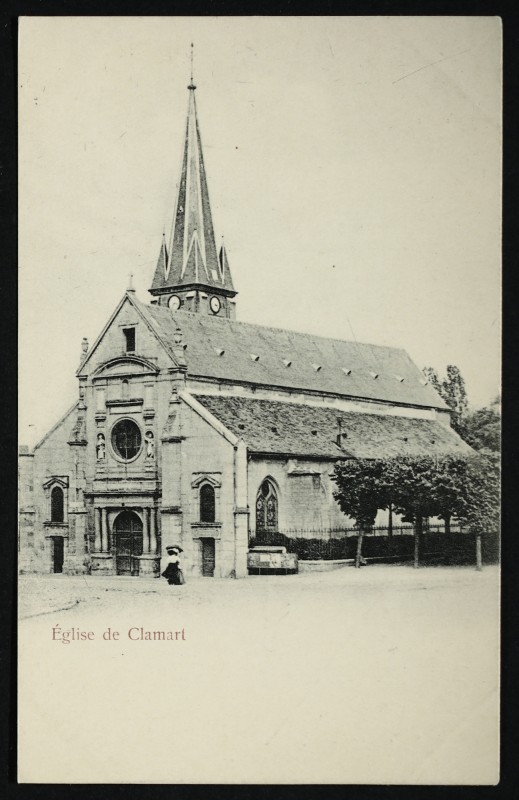 Carte postale ancienne Eglise à Clamart