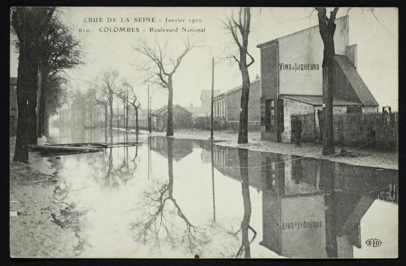 Carte postale ancienne Boulevard National à Colombes