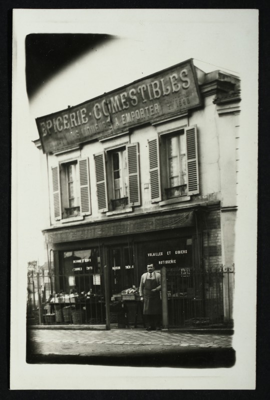 Carte postale ancienne [Epicerie] à Colombes