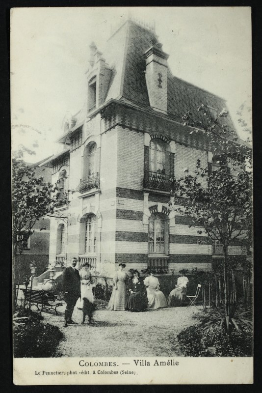 Carte postale ancienne Villa Amélie à Colombes