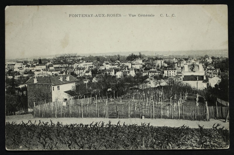 Carte postale ancienne Vue générale à Fontenay-aux-Roses