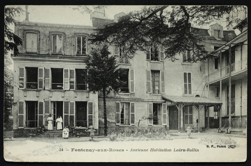 Carte postale ancienne Ancienne Habitation Ledru-Rollin à Fontenay-aux-Roses
