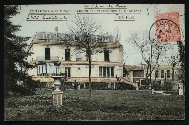 Carte postale ancienne Maison de convalescence du Dr Arthaud à Fontenay-aux-Roses