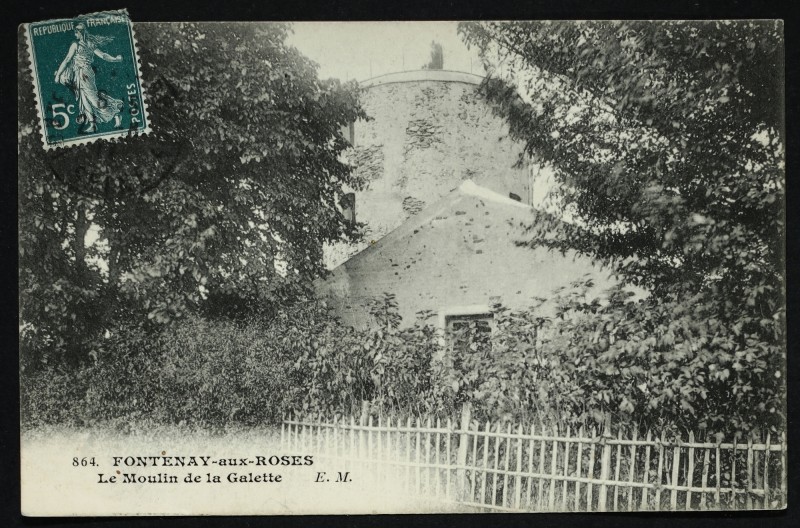 Carte postale ancienne Le Moulin de la Galette à Fontenay-aux-Roses