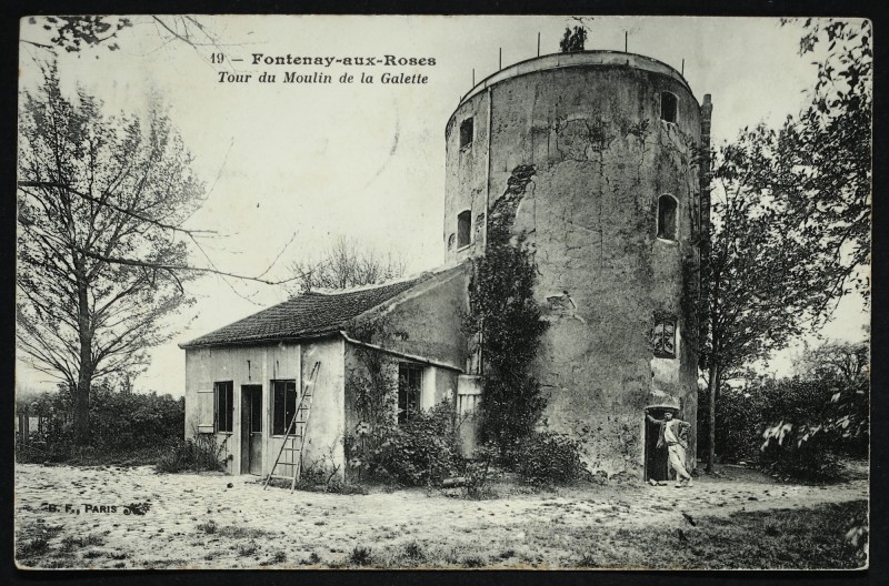 Carte postale ancienne Tour du Moulin de la Galette à Fontenay-aux-Roses