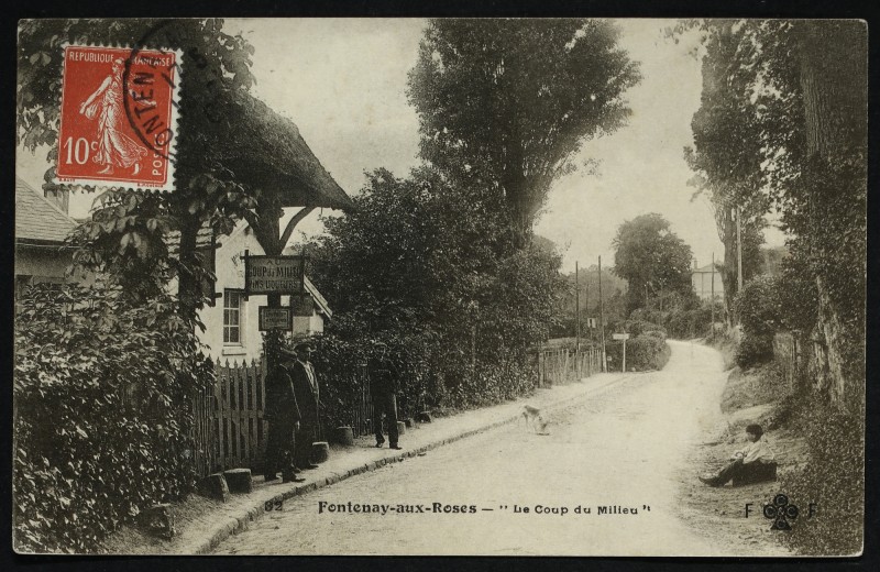 Carte postale ancienne Le Coup-du-Milieu à Fontenay-aux-Roses