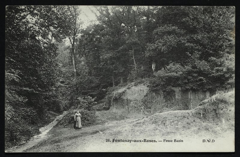 Carte postale ancienne Fosse Bazin à Fontenay-aux-Roses