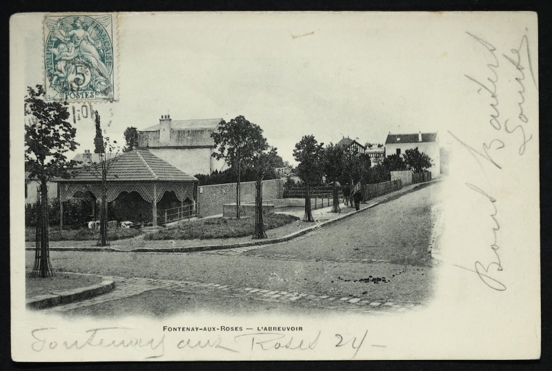 Carte postale ancienne L'Abreuvoir à Fontenay-aux-Roses