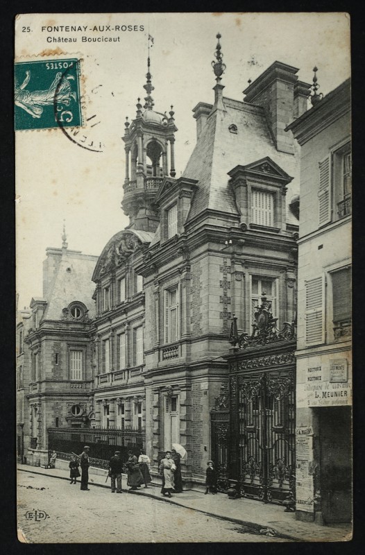 Carte postale ancienne Château Boucicaut à Fontenay-aux-Roses