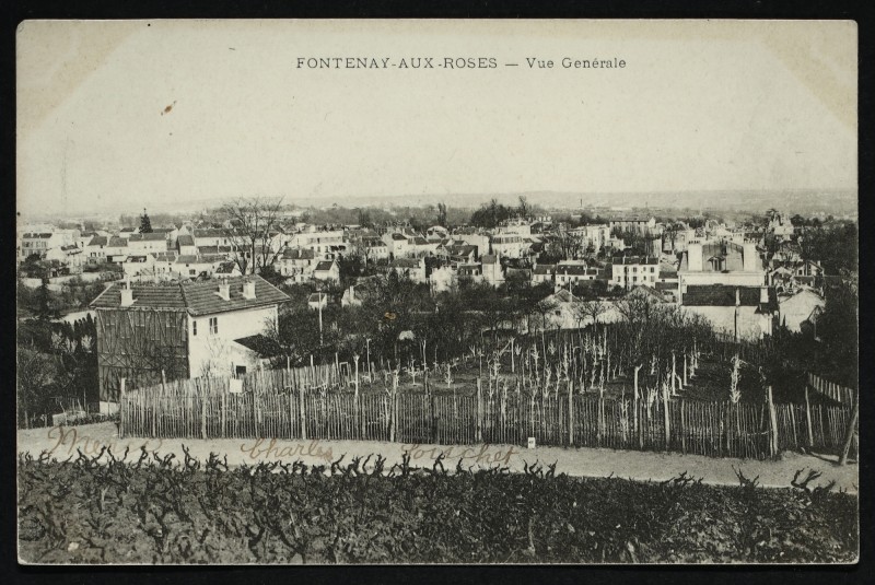 Carte postale ancienne Vue générale à Fontenay-aux-Roses