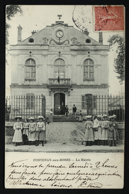 Carte postale ancienne La Mairie à Fontenay-aux-Roses