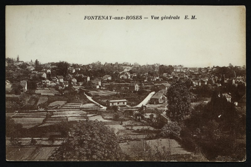 Carte postale ancienne Vue générale à Fontenay-aux-Roses