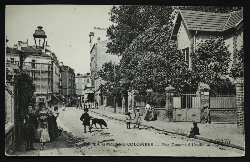 Carte postale ancienne Rue Dumont d'Urville à La Garenne-Colombes