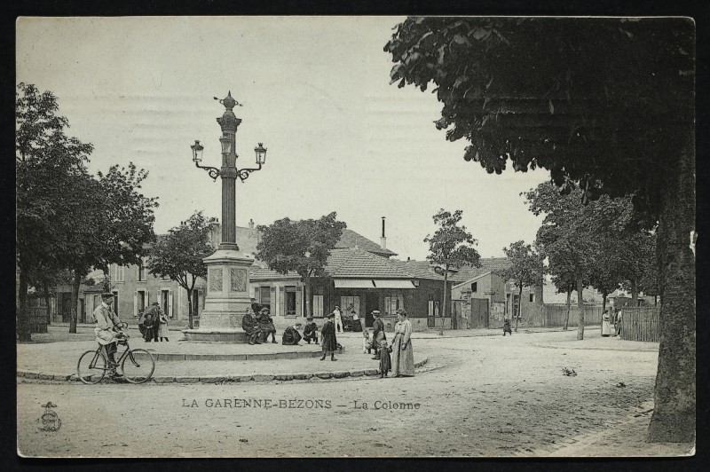 Carte postale ancienne La Colonne à La Garenne-Colombes