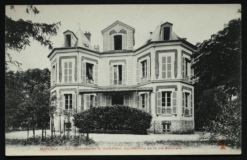 Carte postale ancienne Château de la Valadière - Sanatorium de la vie Normale à Garches