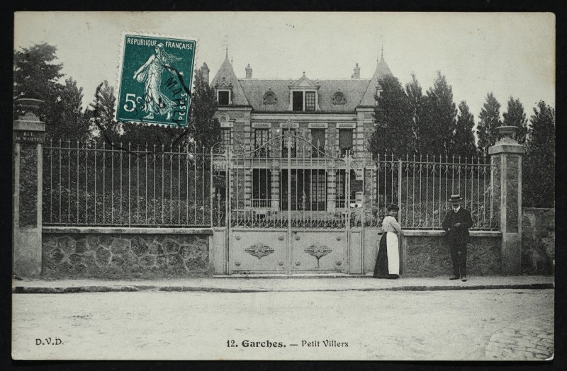 Carte postale ancienne Petit Villers à Garches