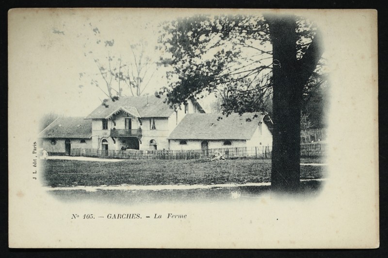 Carte postale ancienne La Ferme à Garches