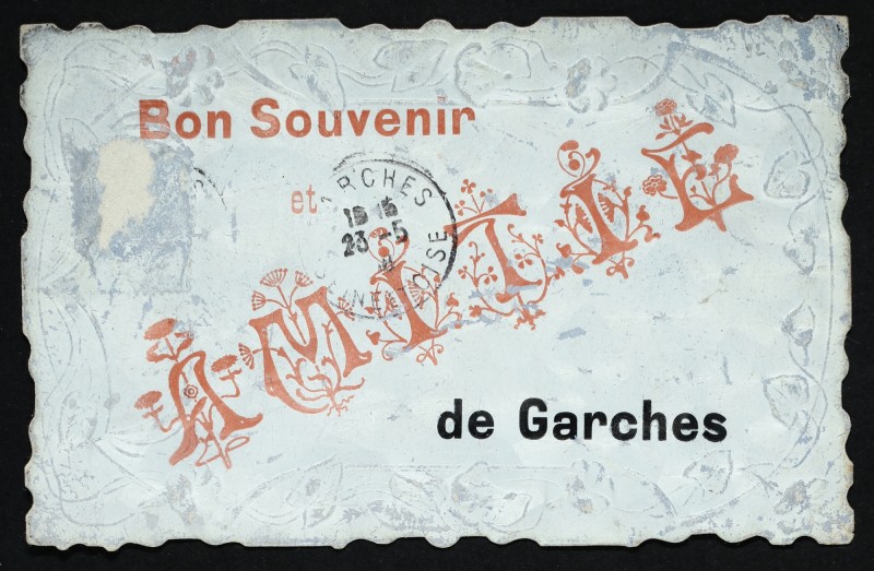 Carte postale ancienne Bons souvenirs de Garches à Garches