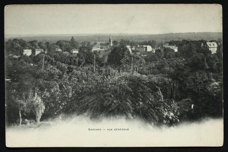 Carte postale ancienne Vue générale à Garches