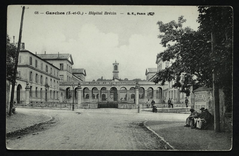 Carte postale ancienne Hôpital Brézin à Garches