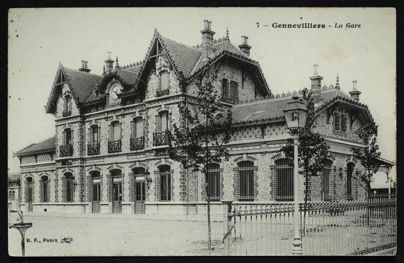 Carte postale ancienne La Gare à Gennevilliers