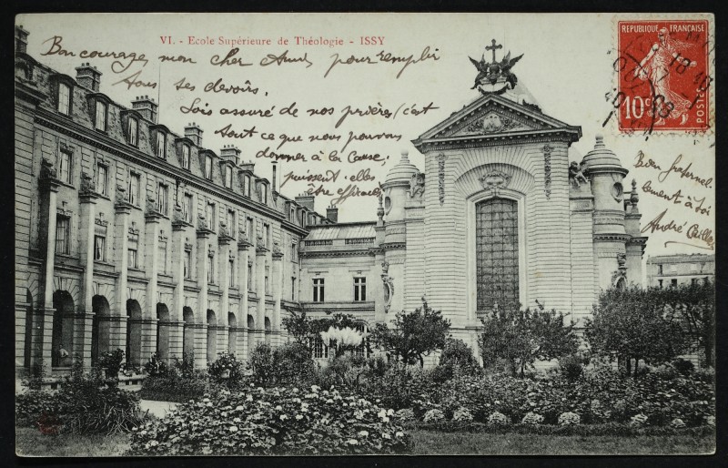 Carte postale ancienne Ecole Supérieure de Théologie à Issy-les-Moulineaux