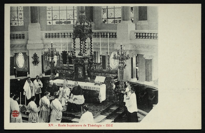 Carte postale ancienne Ecole Supérieure de Théologie à Issy-les-Moulineaux