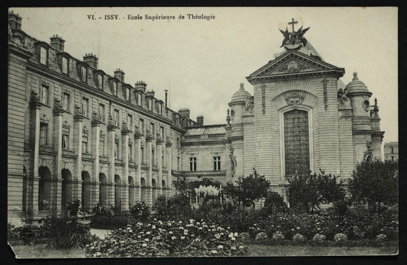 Carte postale ancienne Ecole Supérieure de Théologie à Issy-les-Moulineaux