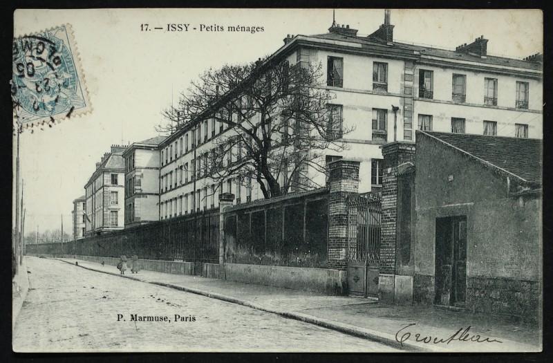 Carte postale ancienne Petits Ménages à Issy-les-Moulineaux