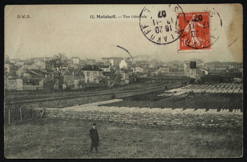 Carte postale ancienne Vue Générale à Malakoff