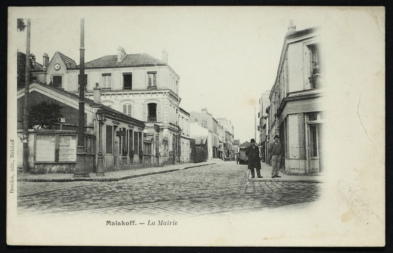 Carte postale ancienne La Mairie à Malakoff