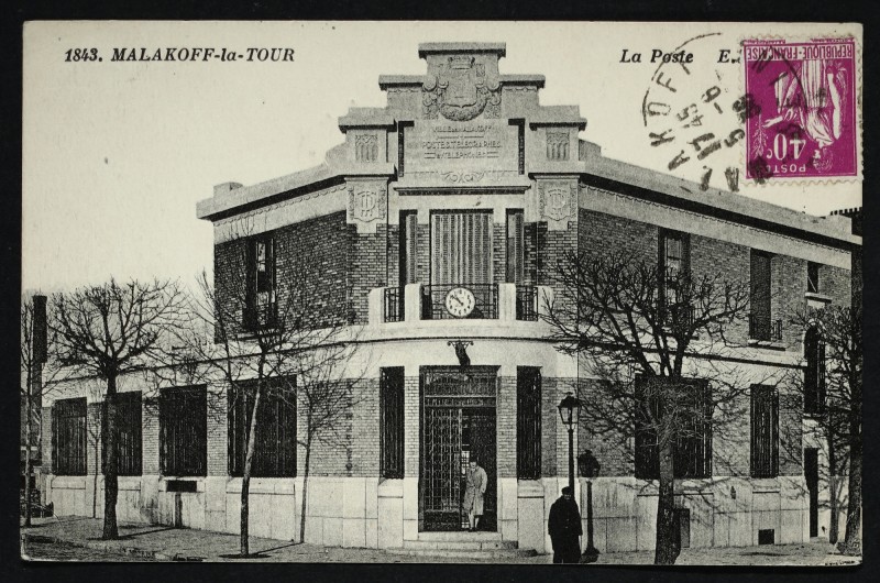 Carte postale ancienne La Poste à Malakoff