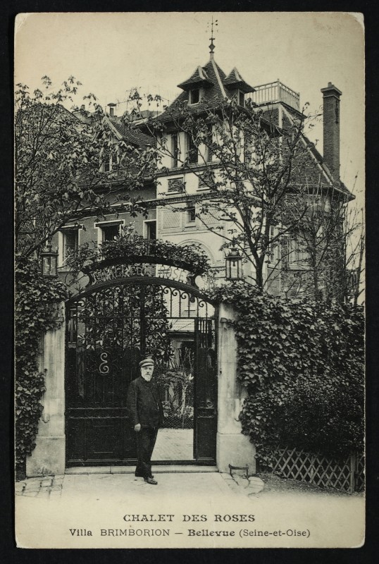 Carte postale ancienne Chalet des roses - Villa Brimborion - Bellevue à Sèvres