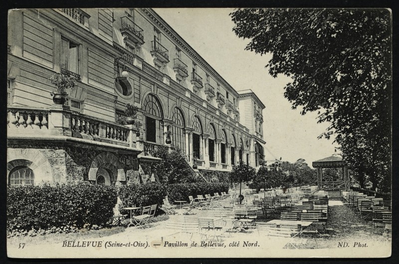Carte postale ancienne Pavillon de Bellevue, côté Nord à Meudon