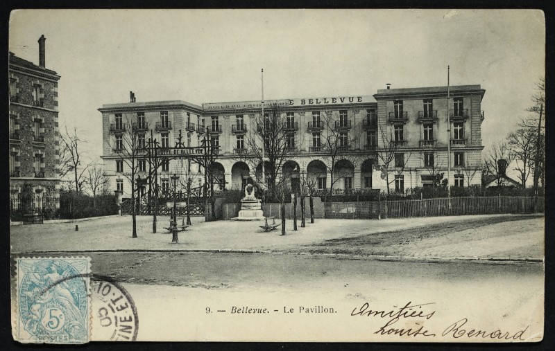 Carte postale ancienne Bellevue - Le Pavillon à Meudon