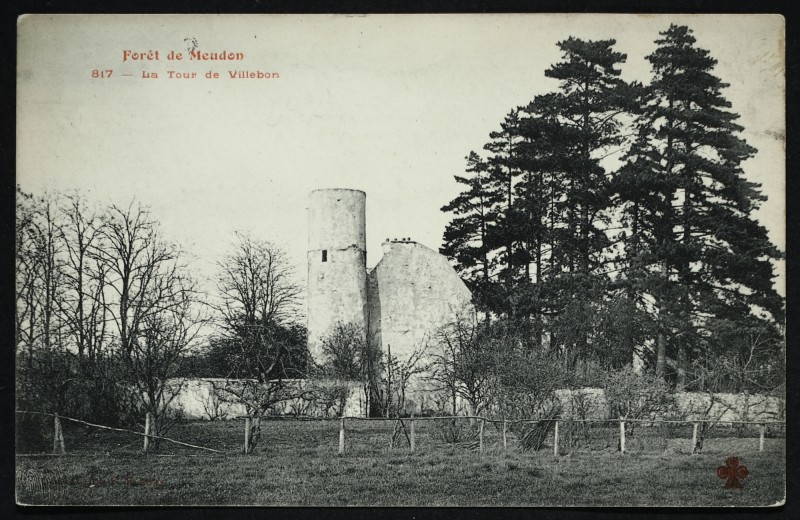 Carte postale ancienne Forêt de Meudon - La Tour de Villebon à Meudon