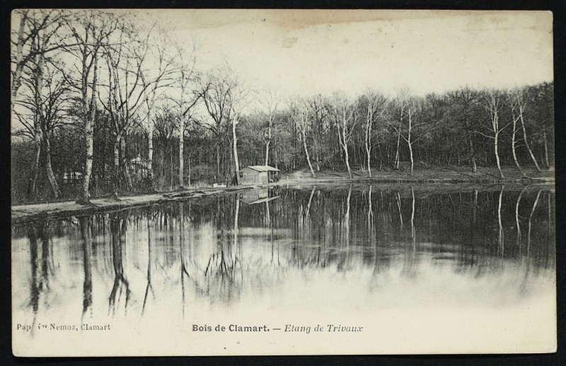 Carte postale ancienne Etang de Trivaux à Meudon