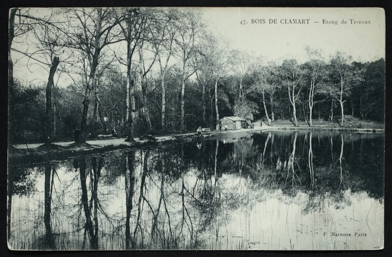 Carte postale ancienne Etang de Trivaux à Meudon