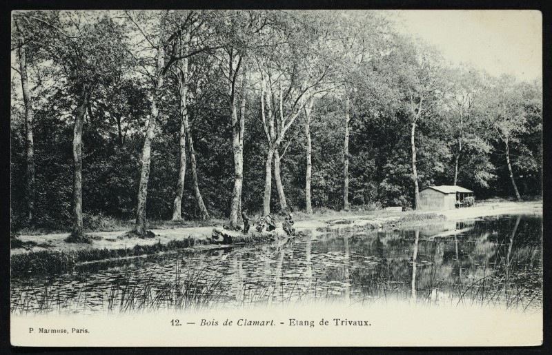 Carte postale ancienne Etang de Trivaux à Meudon