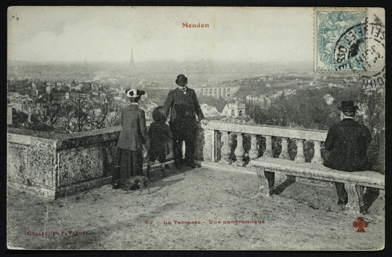 Carte postale ancienne La Terrasse, Vue panoramique à Meudon