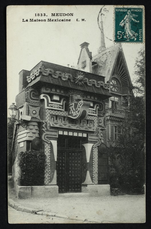 Carte postale ancienne La Maison Mexicaine à Meudon