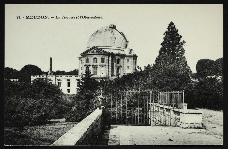 Carte postale ancienne La Terrasse et l'Observatoire à Meudon