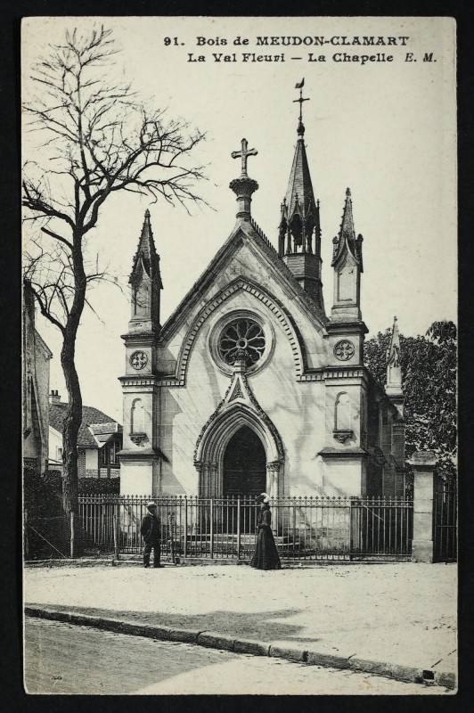 Carte postale ancienne Le Val Fleuri - La Chapelle à Meudon